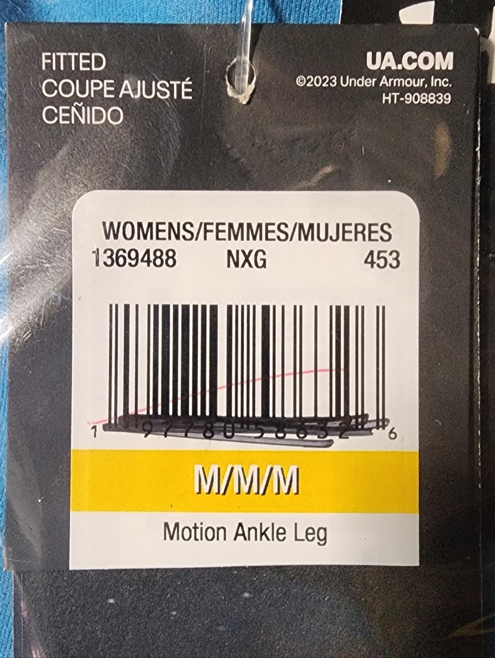 NWT Under Armour Motion Ankle Leggings, Womens Medium - Picture 3 of 3